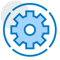 cmms software equipment management gear icon