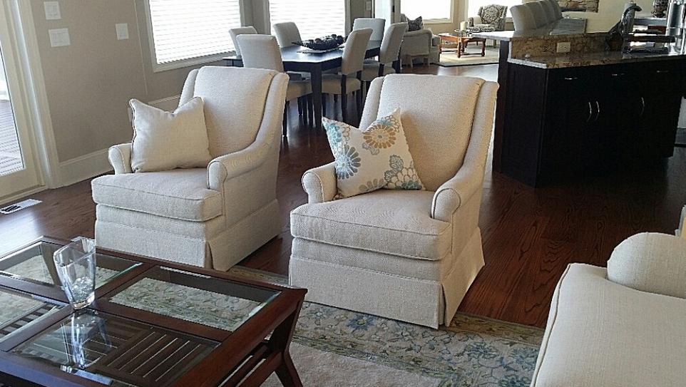 Living Room Custom Chairs